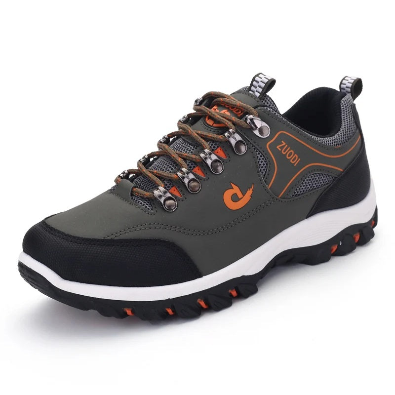 Tênis Casual de Caminhada Masculino Impermeável Sport Verde