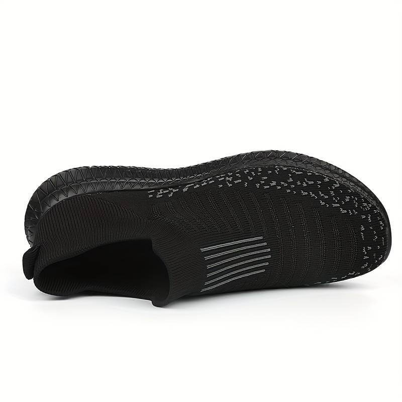 Tênis de Caminhada Academia Masculino Meia Knit Antiodor Cáqui